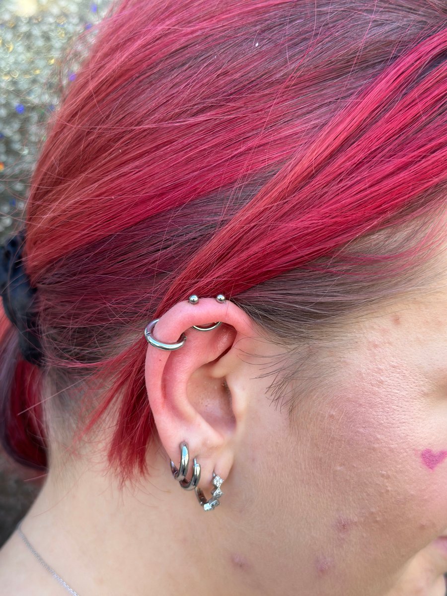 Industrial piercing — portfolio Zyga Piercing